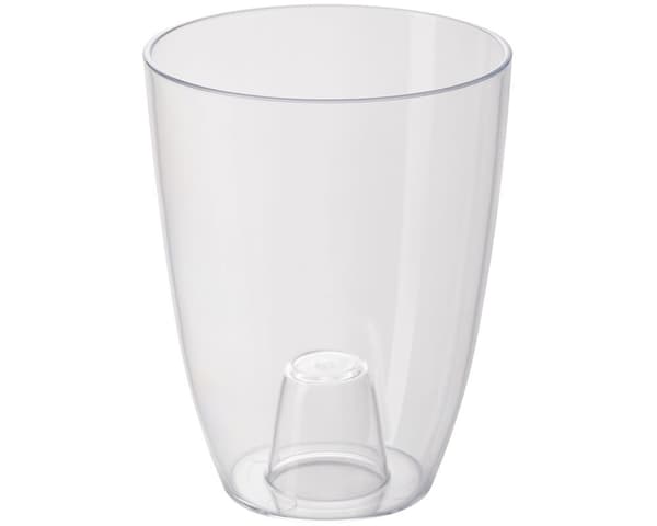 Orkidépotte rund 13 transparent FORM-PLASTIC