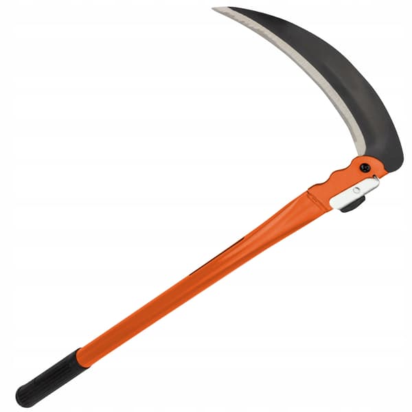 Foldbar håndseglkniv med le, metal, 49 cm