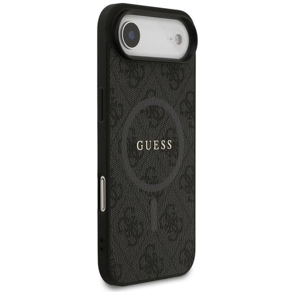 Guess 4G Ring Classic Logo MagSafe-etui til iPhone 17 Air – sort
