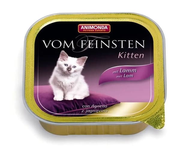 Animonda Vom Feinsten lammvåtfoder för kattungar 32x100g