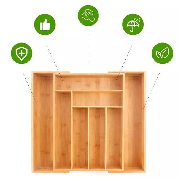 Bestikorganisator i træ