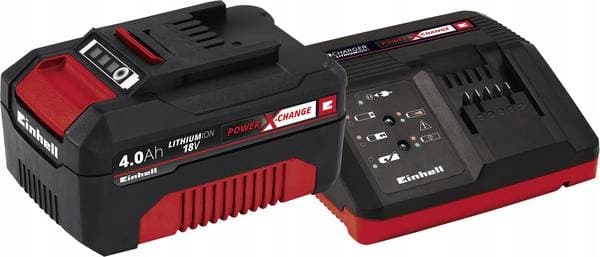 Einhell Power XChange 18v 4Ah oplader og batteri