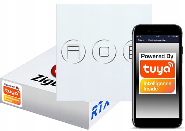 Rullaverhon kytkin Kosketusnäppäin ZigBee TUYA RTX SH