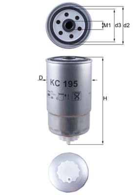 KC195 KNECHT BRÆNDSTOFFILTER