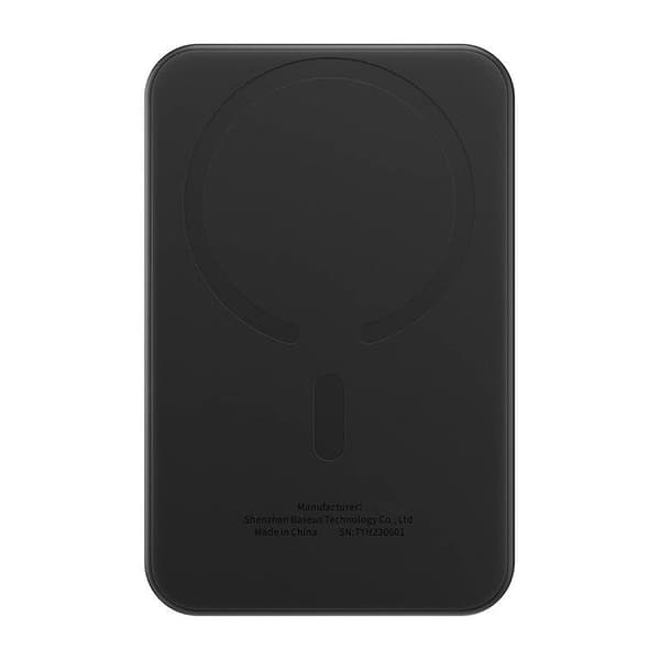 Baseus Magnetisk Mini Powerbank 5000mAh, USB-C 20W (Sort)