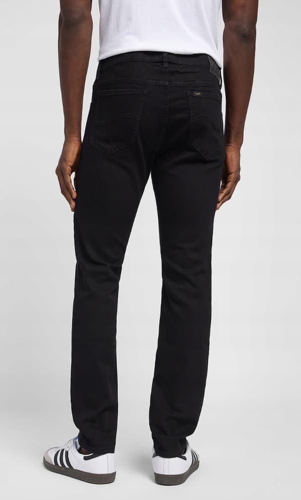 Lee RIDER SLIM Ren Sort slim fit sorte jeans W38 L32