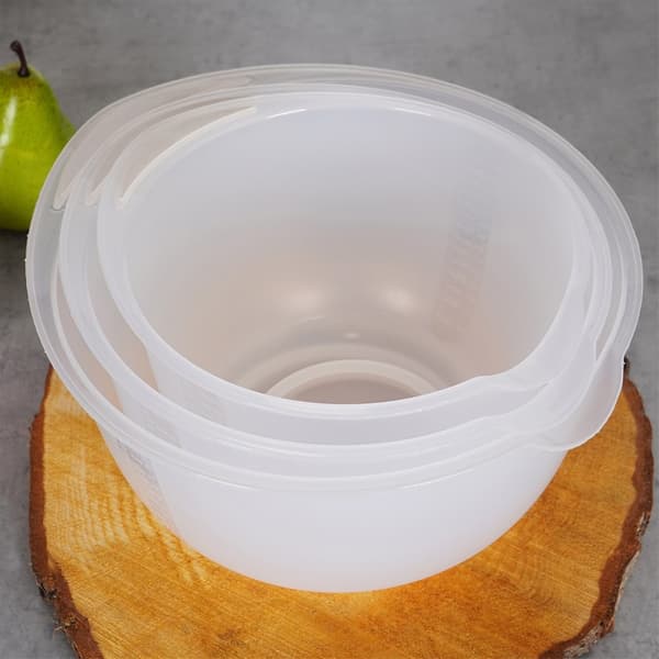 Blandningsskål med mätkopp 1,5 / 2 / 2,5 l 3 st