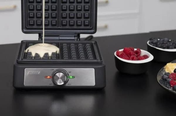 Gofrontså MPM MGO-41/C 1600 W Non-stick Belægning Sort-sølv
