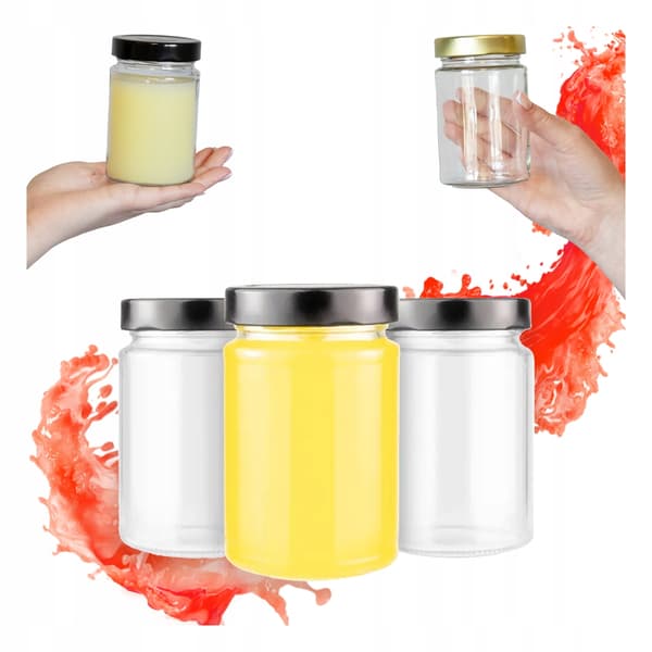 Atena burk 330ML + högt lock FI66 sylt honungskonserver bröllopspresent