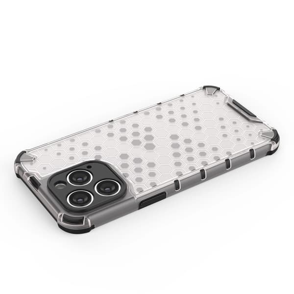 Honeycomb iPhone 14 Pro Max -suojakuori, musta