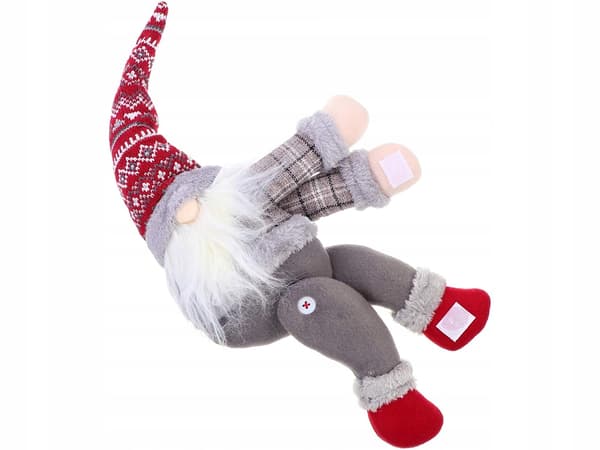 Tonttu koukku verhoille 59cm harmaa (100) GAB_A