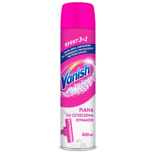 Vanish Skum til tæpper og polstring 600 ml