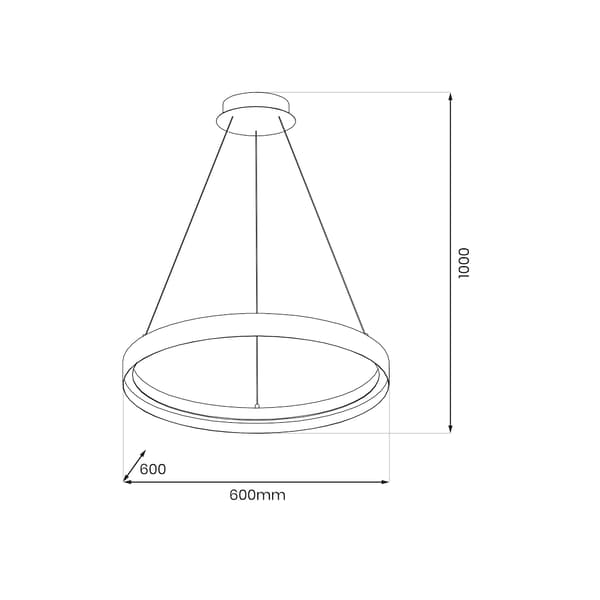 ORBITA LED HÄNGLAMPA VIT MILAGRO ML1186