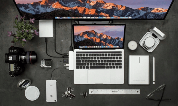 USB-C-keskitin USB THUNDERBOLT HDMI 4K MacBook Pro Airille