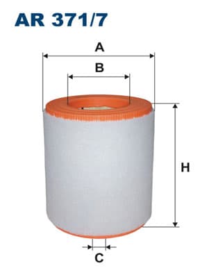 ILMANSUODATIN AR3717 FILTRON