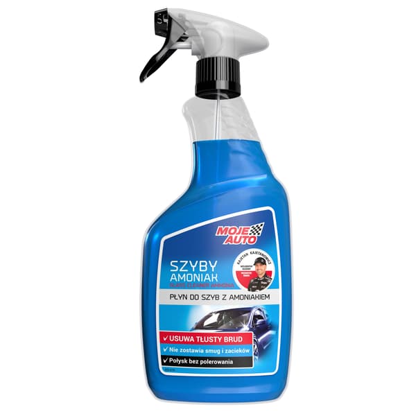 MOJE AUTO - Lasipuhdistusaine ammoniakilla 650ml - Sumutin