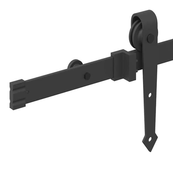 vidaXL monteringssystem til skydedør 152,5 cm stål sort