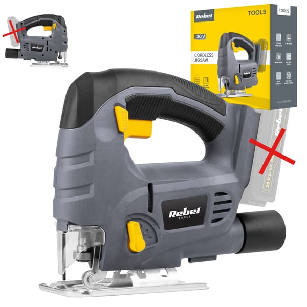 Rebel Tools högkvalitativ sladdlös sticksåg, kraftfull