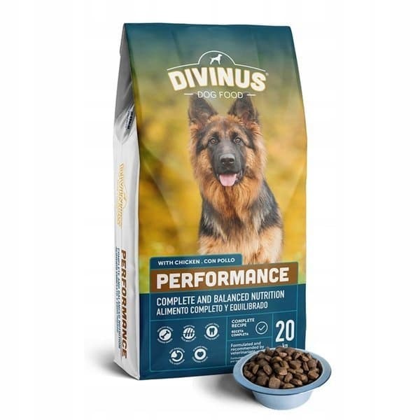 Divinus Performance tørfoder til hunde 20 kg