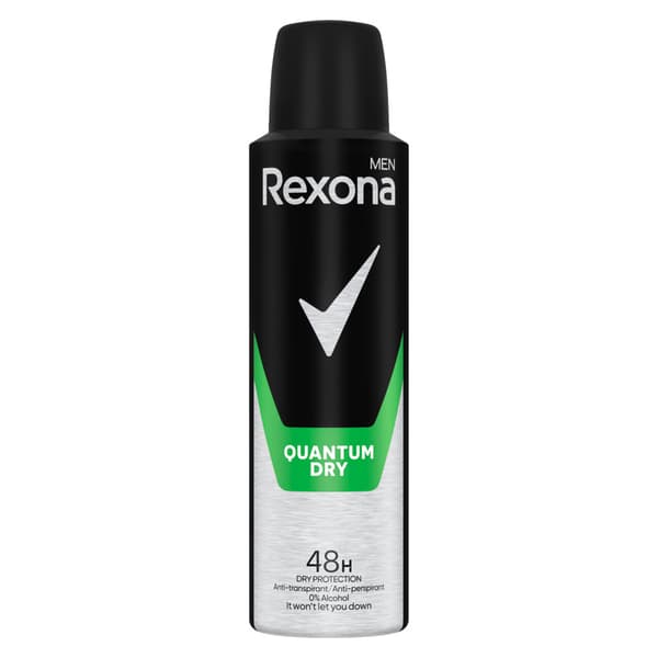 320396 Rexona Mænd Spray Hurtig Tør
