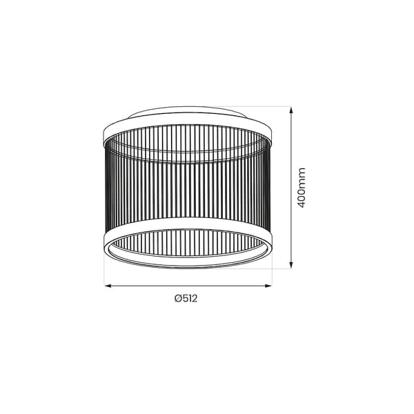 GUARDA LED-LOFTLAMPE SORT MILAGRO ML0528