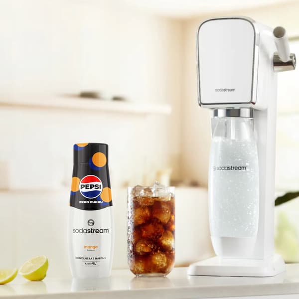 Sæt med 2 koncentrater. Sodastream Pepsi MAX Mango + Lipton Ice Tea Peach