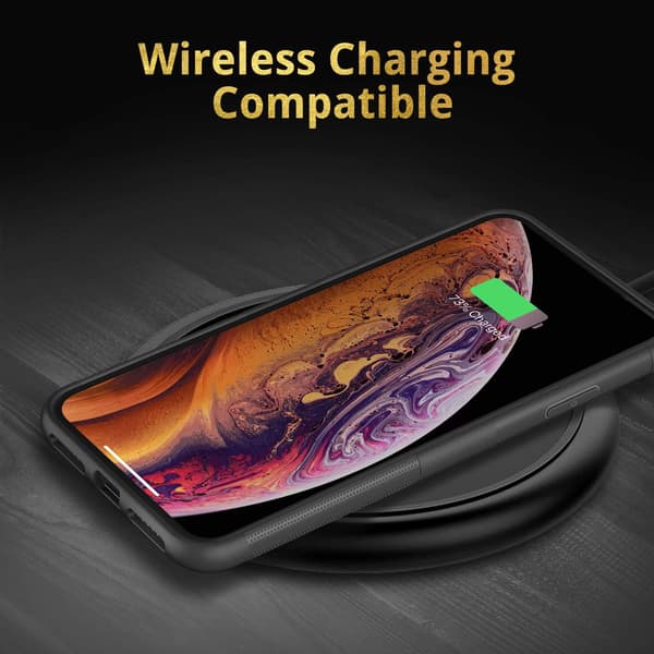 SORT SILIKONEETUG TIL IPHONE XS/X 5.8'