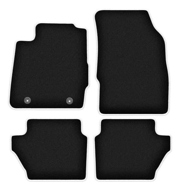 CARLUX-SILVER bilmåtter til: Ford Fiesta MK7 hatchback (2008-2011)