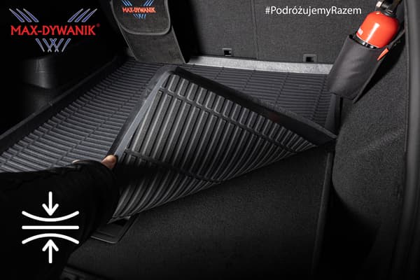 Dacia Sandero II Hatchback 2012-2018 LUCKY3D Trunk Mat