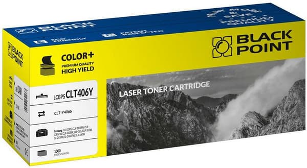 Black Point LCBPSCLT406Y tonerpatron sort