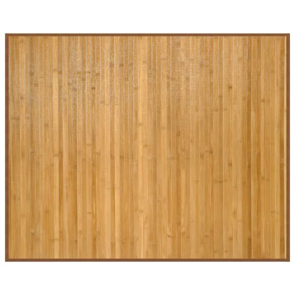 vidaXL Rektangulär matta, naturlig, 80x100 cm, bambu