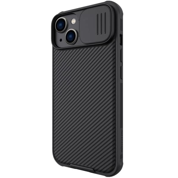 Nillkin CamShield Pro Magnetisk Etui iPhone 14 Plus Kameracover Sort (med MagSafe)