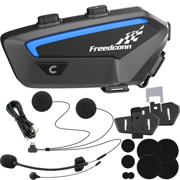 FreedConn FX Sort Motorcykel Intercom