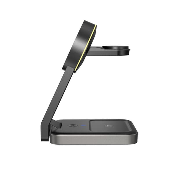 TECH-PROTECT QI15W-A28 3-i-1 magnetisk Magsafe trådløs oplader sort