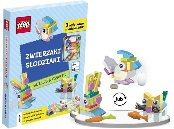 LEGO Builds & Crafts -kirja: Söpöimmät eläimet