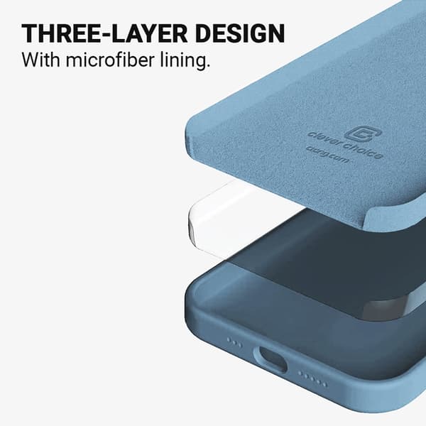 Crong Color Cover - iPhone 13 Pro Max-skal (blått)