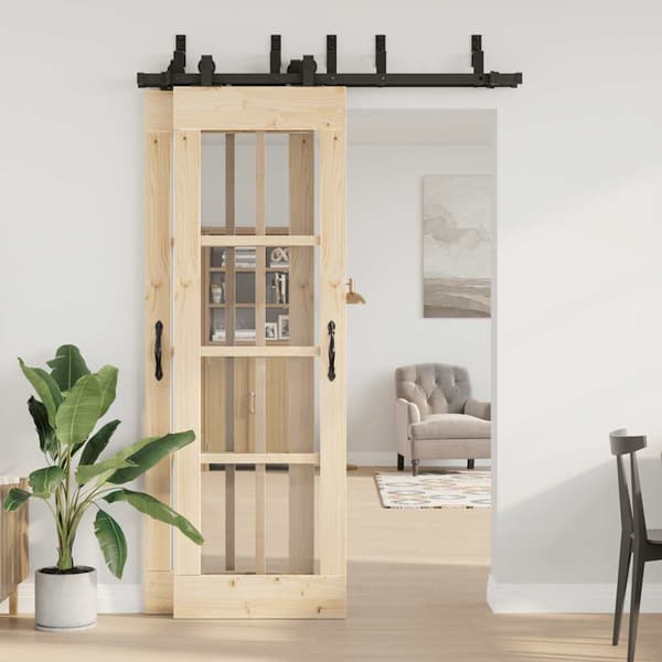 vidaXL monteringssystem til skydedør 152,5 cm stål sort