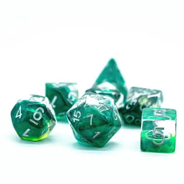 Øje af havets drage RPG terningsæt med 7 terninger