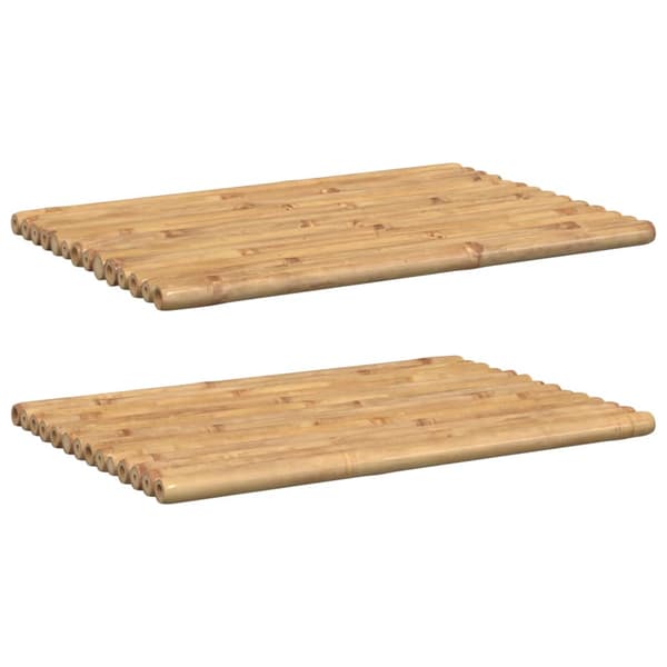 vidaXL bademåtter, 2 stk., 70x50 cm, bambus