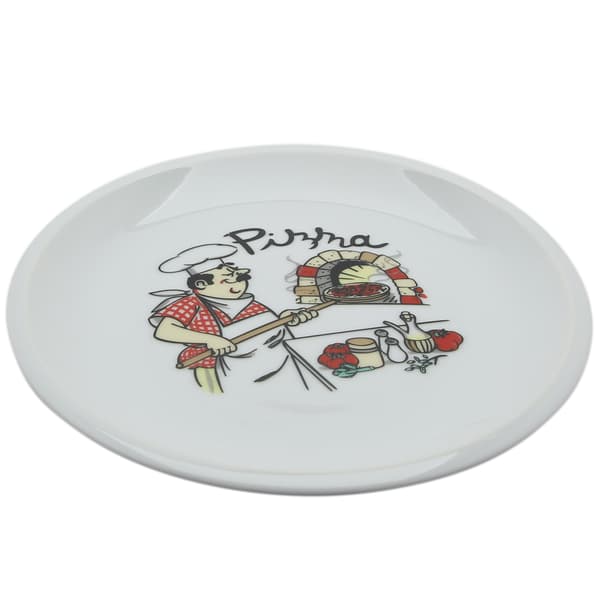 PIZZATALLRIK I PORSLIN 20,5 CM