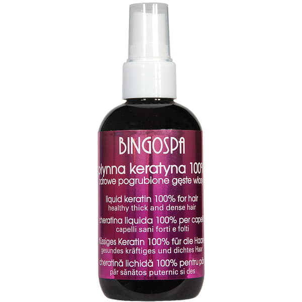 Nestemäinen hiuskeratiini 100% BINGOSPA