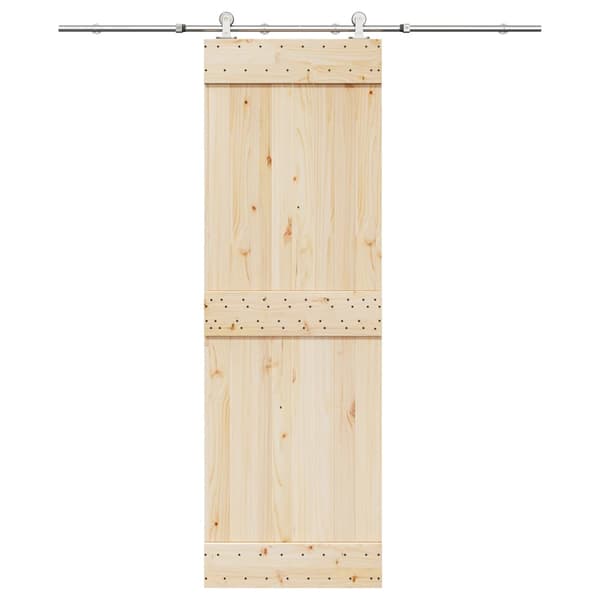 vidaXL Skjutdörrsfäste 183 cm stål silver