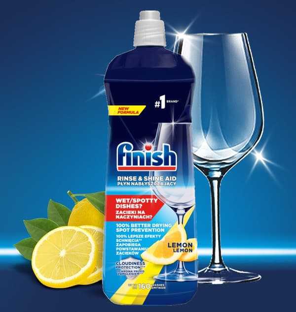 FINISH Shine&Protect citron diskmedelssköljmedel 800 ml