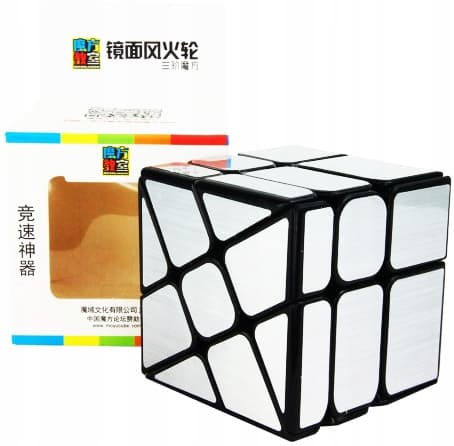 Peili Tuuli Hopea 3x3x3