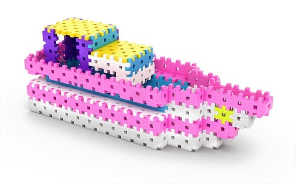 Meli Basic Pink byggeklodser 600 stk.