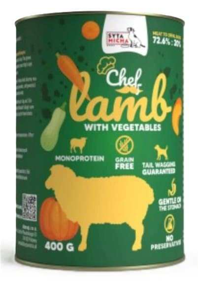 Syta Micha | Kok | Moka hundefoder 400g - Lam med grøntsager 400g