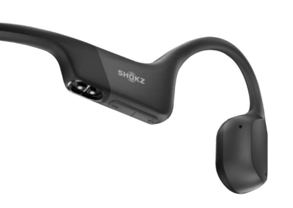 Trådløse hovedtelefoner med knogelede SHOKZ OpenRun Mini USB-C Sort