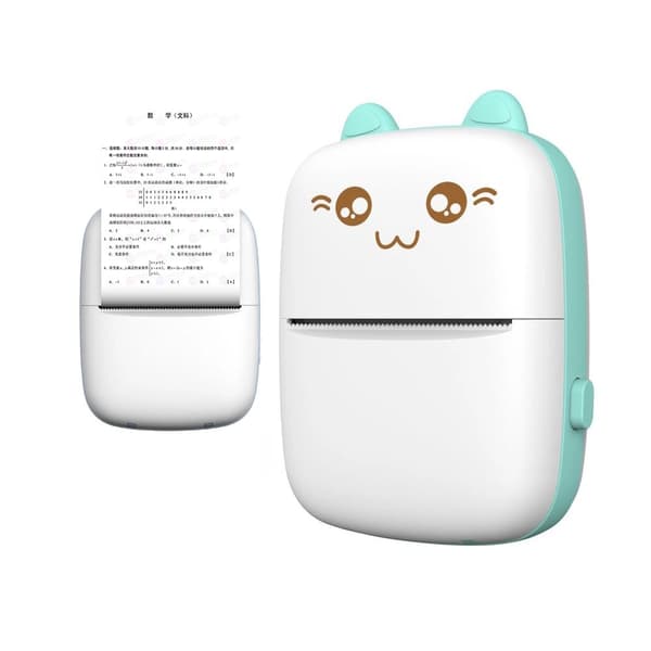 HURC9 Mini Cat Termisk Printer - Blå