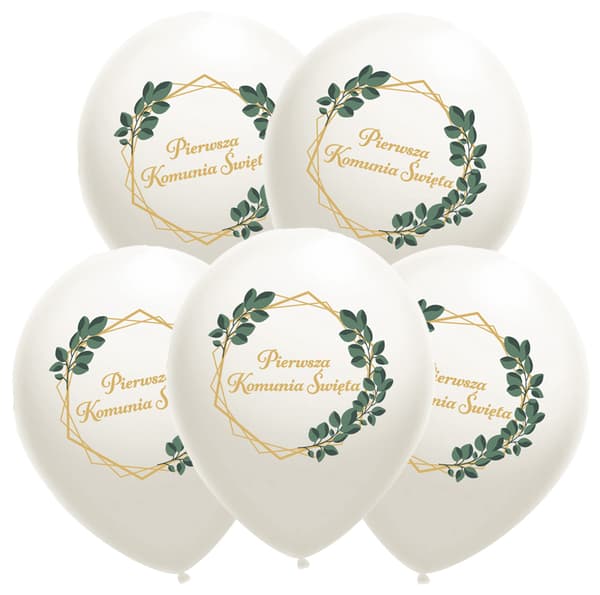 Kommunionsballoner BLADE 30 cm 5 stk.