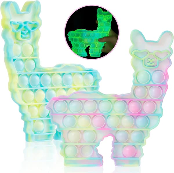 POP IT ANTI-STRESS LEKSAKSET 2X GLITTER LLAMA